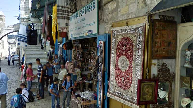 Antonia Fortress gift shop