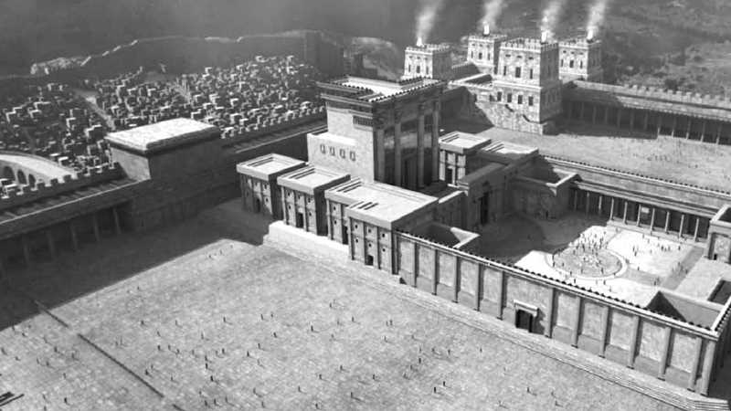 artists impression of temple mount